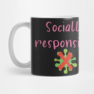 Socially responsible facemask Mug